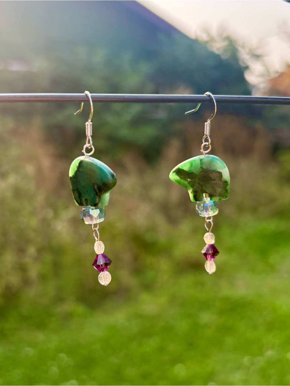 Handcrafted, fetish bear earrings. - Picture 8 of 11